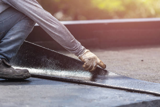 Professional Emergency Waterproofing technician working in Chardon, OH